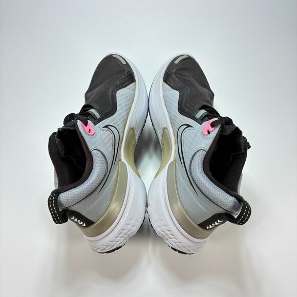 Nike React Miler Shield Gray Black Pink Athletic Running Shoes Women's Size 8 - Picture 5 of 10